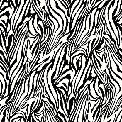 DP-1145-713-BLACK-IVORY - PRINTED ICE VELVET 95% POLY 5% SPANDEX