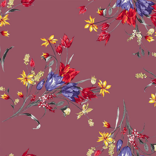 DP-1194-754-MAUVE-PINK - PRINTED POLY MOROCCAN 100% POLY