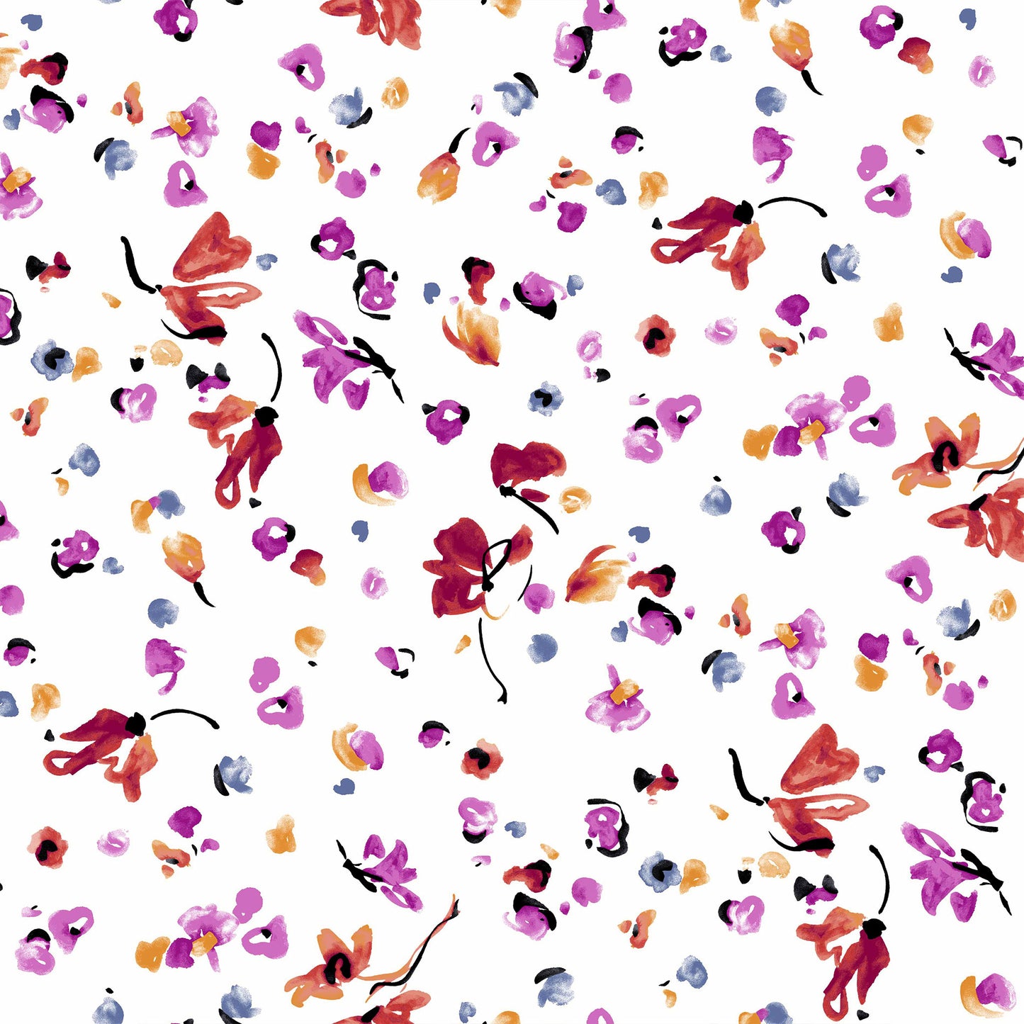 DP-1201-504-OFF-WHITE-PINK-GOLD - PRINTED WOOL DOBBY 100% POLYESTER