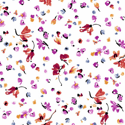 DP-1201-504-OFF-WHITE-PINK-GOLD - PRINTED WOOL DOBBY 100% POLYESTER