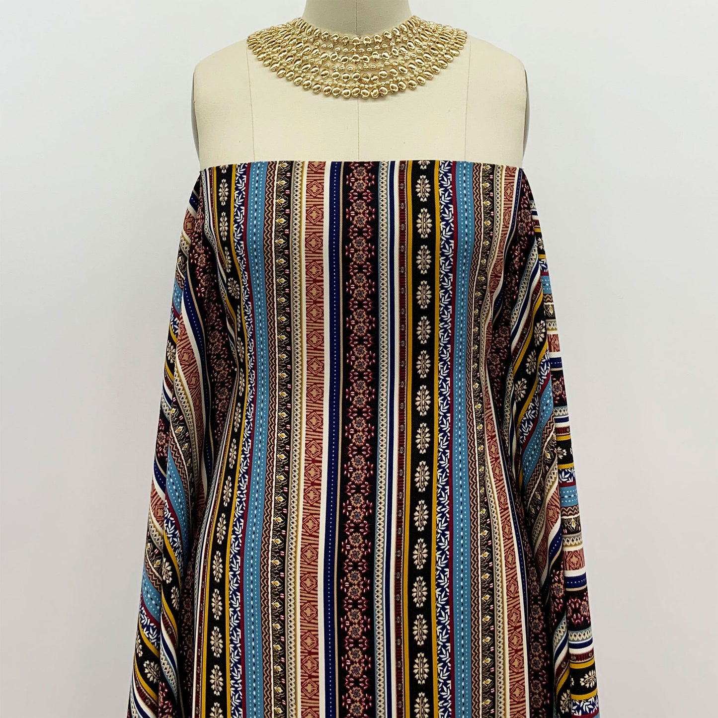 DP-1206-755-BLACK-STORM-BLUE - PRINTED POLY TWILL 100% POLY