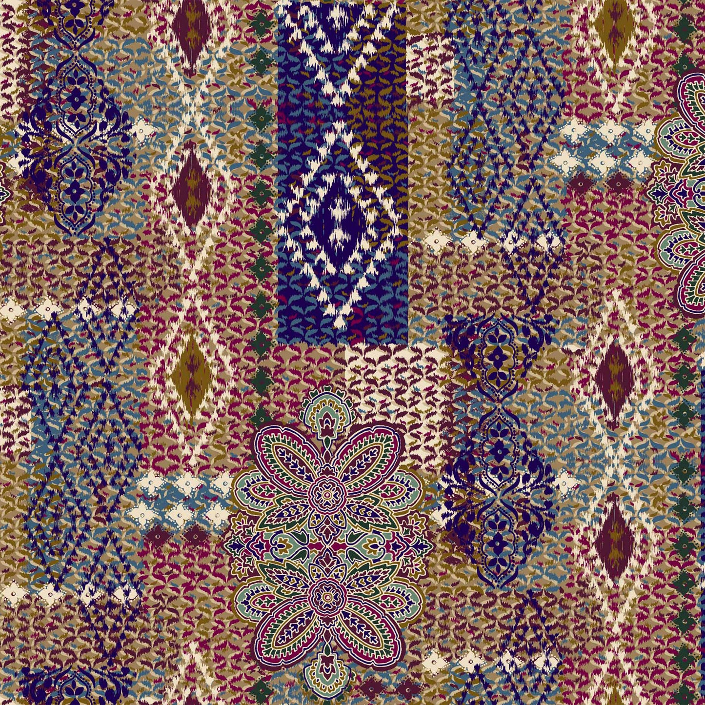 DP-1215-668-MAGENTA-GOTHIC-GRAPE-MINT - PRINTED DTY 92% POLY 8% SPANDEX DTY DOUBLE SIDED BRUSH