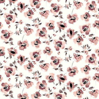 DP-125-501-OFFWHITE-PEACH - PRINTED 100% POLYESTER HI MULTI CHIFFON WASH