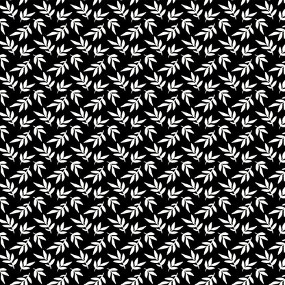 DP-1265-688-BLACK-OFFWHITE - PRINTED LINEN LOOK 100% POLYESTER