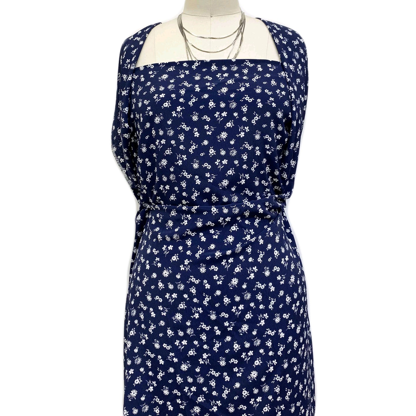 DP-1302-754-NAVY-OFF-WHITE - PRINTED POLY MOROCCAN 100% POLY