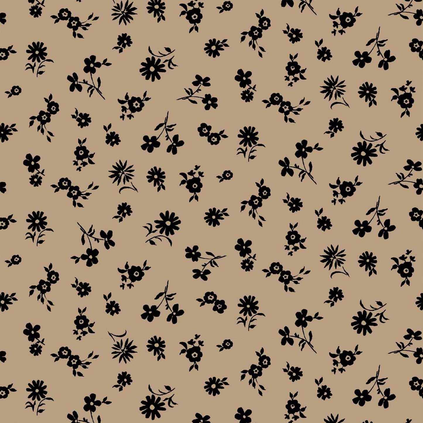 DP-1302-754-TAUPE-BLACK - PRINTED POLY MOROCCAN 100% POLY