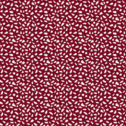 DP-1315-754-TRUE-RED-OFF-WHITE - PRINTED POLY MOROCCAN 100% POLY