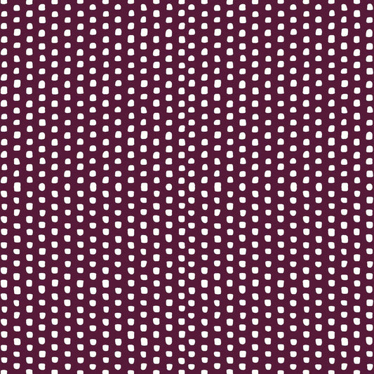 DP-1329-504-BURGUNDY-OFF-WHITE - PRINTED WOOL DOBBY 100% POLYESTER