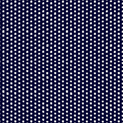 DP-1329-504-NAVY-OFF-WHITE - PRINTED WOOL DOBBY 100% POLYESTER