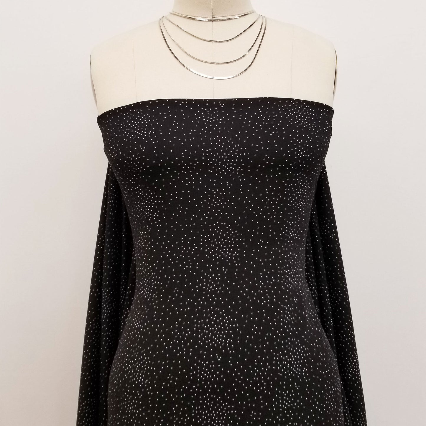 DP-1331-688-BLACK-OFFWHITE - PRINTED LINEN LOOK 100% POLYESTER