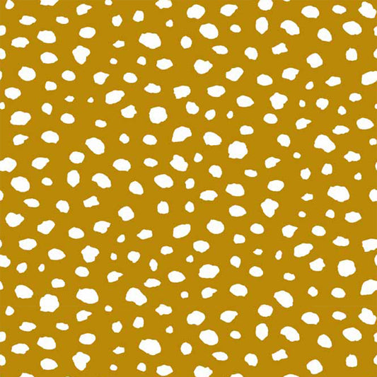 DP-1333-754-MARIGOLD-OFF-WHITE - PRINTED POLY MOROCCAN 100% POLY