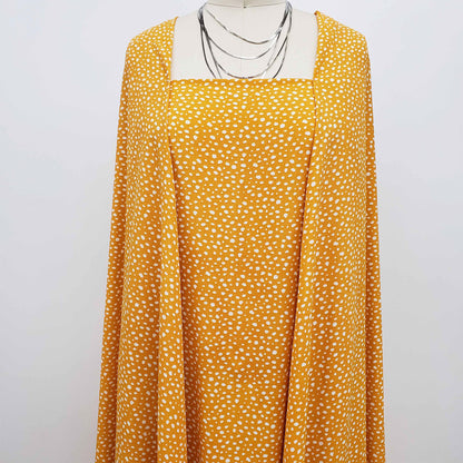 DP-1333-754-MARIGOLD-OFF-WHITE - PRINTED POLY MOROCCAN 100% POLY