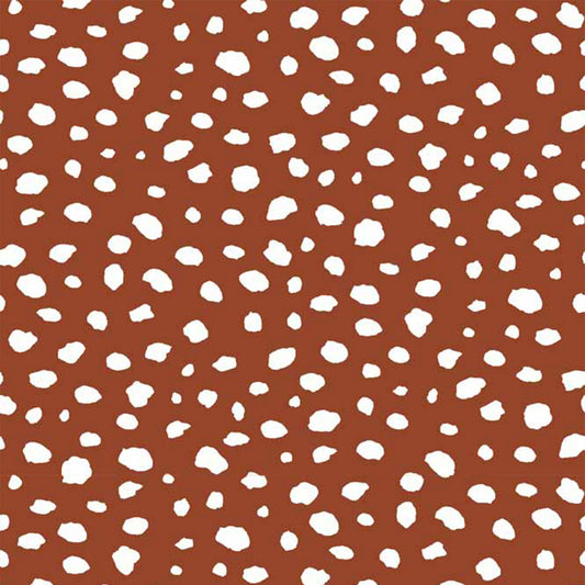 DP-1333-754-ORANGE-RUST-OFF-WHITE - PRINTED POLY MOROCCAN 100% POLY