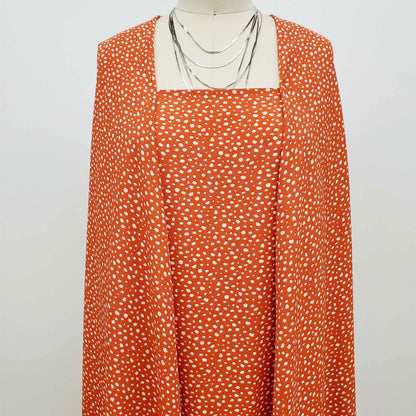 DP-1333-754-ORANGE-RUST-OFF-WHITE - PRINTED POLY MOROCCAN 100% POLY