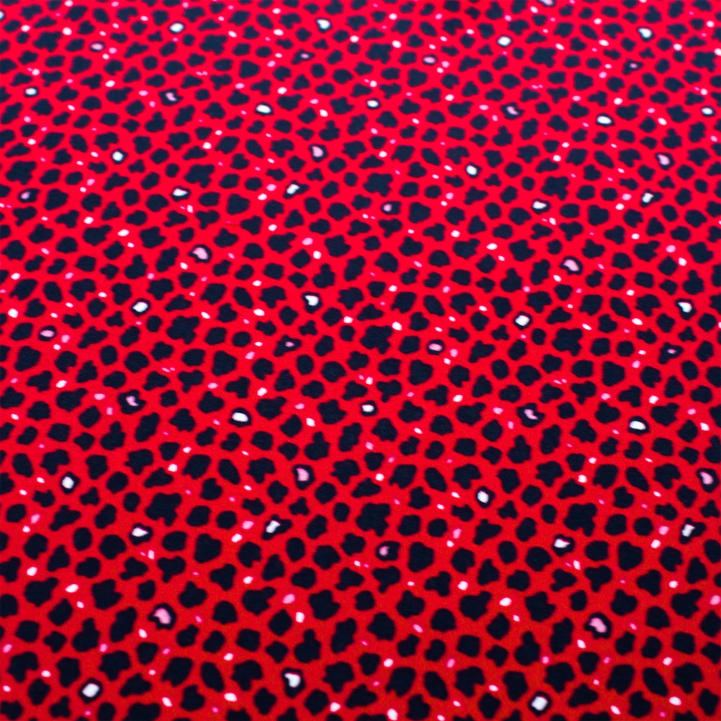 DP-1337-754-RED-BLACK - PRINTED POLY MOROCCAN 100% POLY