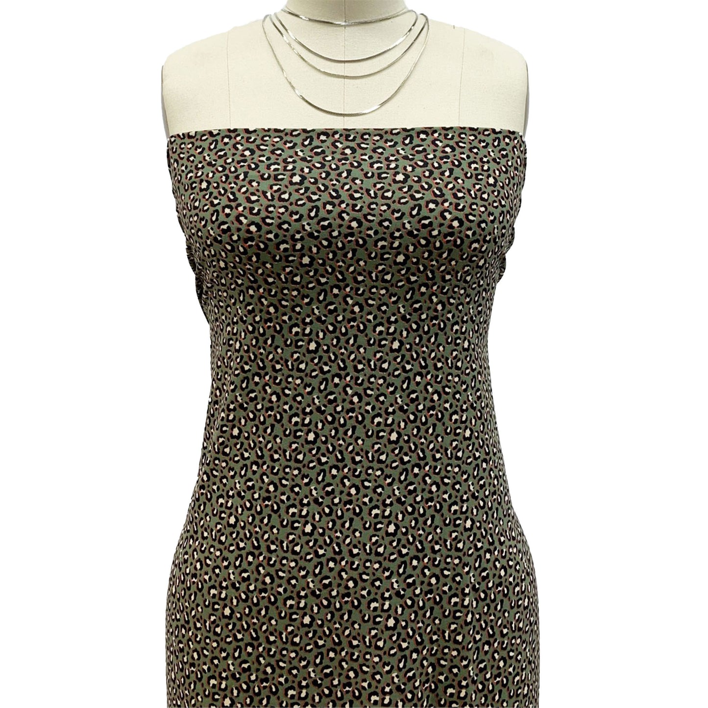 DP-1340-668-ARMY-GREEN-TAN - PRINTED DTY 92% POLY 8% SPANDEX DTY DOUBLE SIDED BRUSH