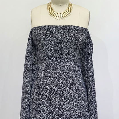 DP-1341-754-BLACK-OFFWHITE - PRINTED POLY MOROCCAN 100% POLY