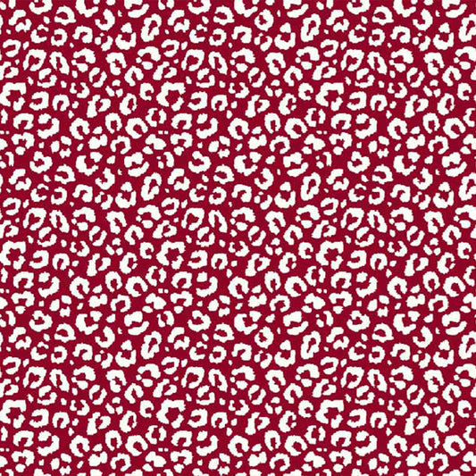 DP-1341-754-RED-OFF-WHITE - PRINTED POLY MOROCCAN 100% POLY