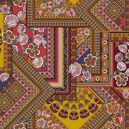 DP-1348-754-WINE-GRAPE-BLUSH - PRINTED POLY MOROCCAN 100% POLY