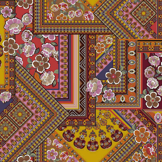 DP-1348-754-WINE-GRAPE-BLUSH - PRINTED POLY MOROCCAN 100% POLY