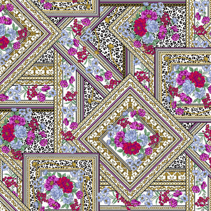 DP-1362-450-PINK-GOLD - PRINTED ITY 96% POLY 4% SPANDEX