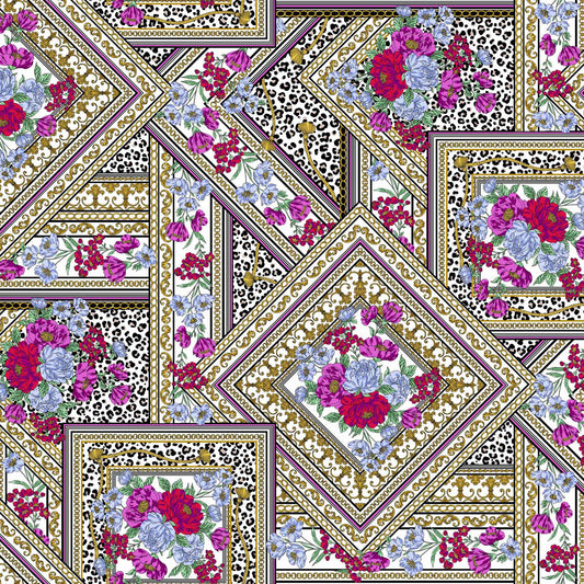 DP-1362-450-PINK-GOLD - PRINTED ITY 96% POLY 4% SPANDEX