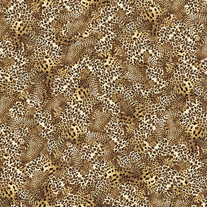 DP-1366-754-ECRU-GOLDEN-BROWN - PRINTED POLY MOROCCAN 100% POLY