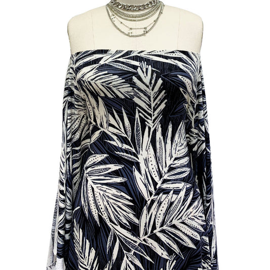 DP-1372-HVY-RSJ-BLACK-CHARCOAL - PRINT RSJ 95% RAYON 5% SPANDEX JERSEY