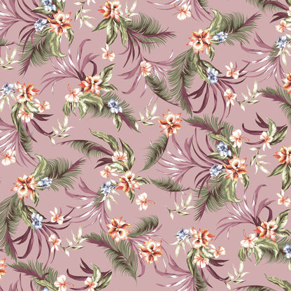 DP-1376-453-BLUSH-PEACH-DENIM - PRINTED POLY POWER MESH 92%POLY 8%SPANDEX