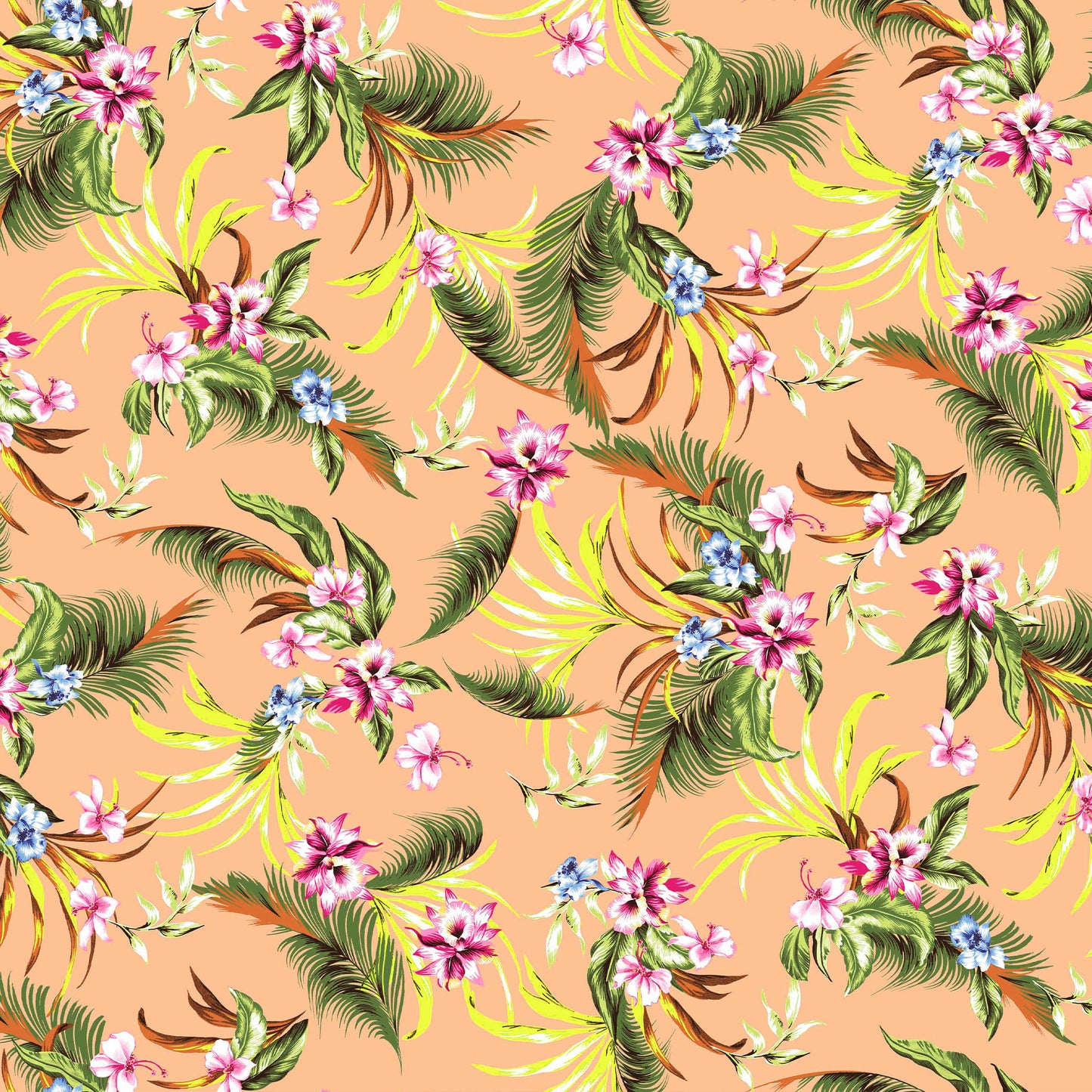 DP-1376-HVY-RSJ-PEACH-PINK-BLUE - PRINT RSJ 95% RAYON 5% SPANDEX JERSEY