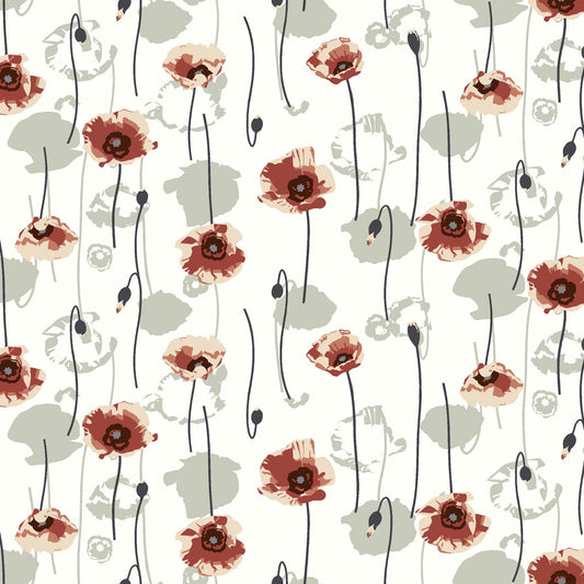 DP-139-586-OFFWHITE-SAGE - PRINTED CREPE CHIFFON 97% POLY 3% SPANDEX