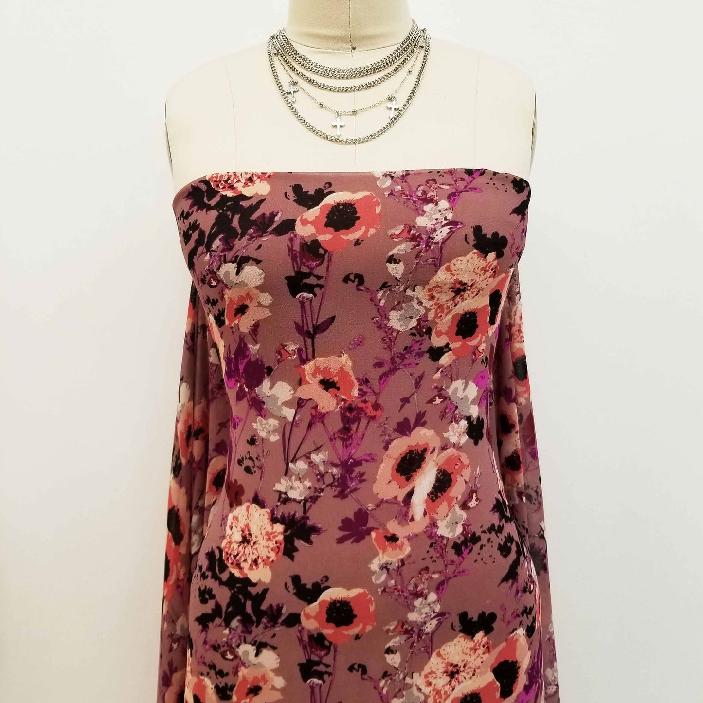 DP-14-501-MAUVE-BLUSH - PRINTED 100% POLYESTER HI MULTI CHIFFON WASH