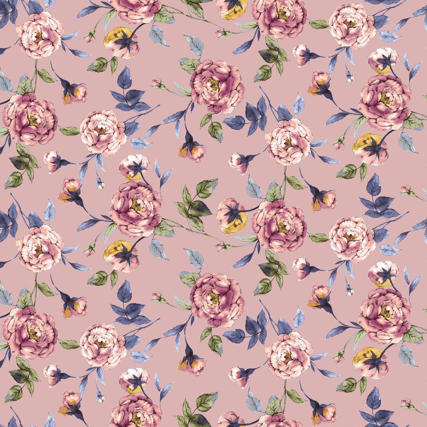 DP-1427-501-BLUSH-GUAVA - PRINTED 100% POLYESTER HI MULTI CHIFFON WASH