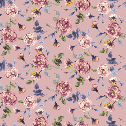 DP-1427-501-BLUSH-GUAVA - PRINTED 100% POLYESTER HI MULTI CHIFFON WASH