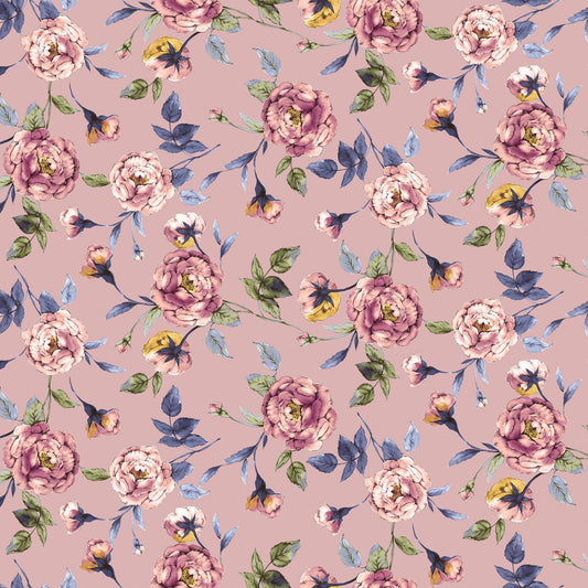 DP-1427-501-BLUSH-GUAVA - PRINTED 100% POLYESTER HI MULTI CHIFFON WASH