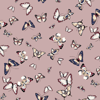 DP-1440-754-DUSTY-ROSE-WINE - PRINTED POLY MOROCCAN 100% POLY