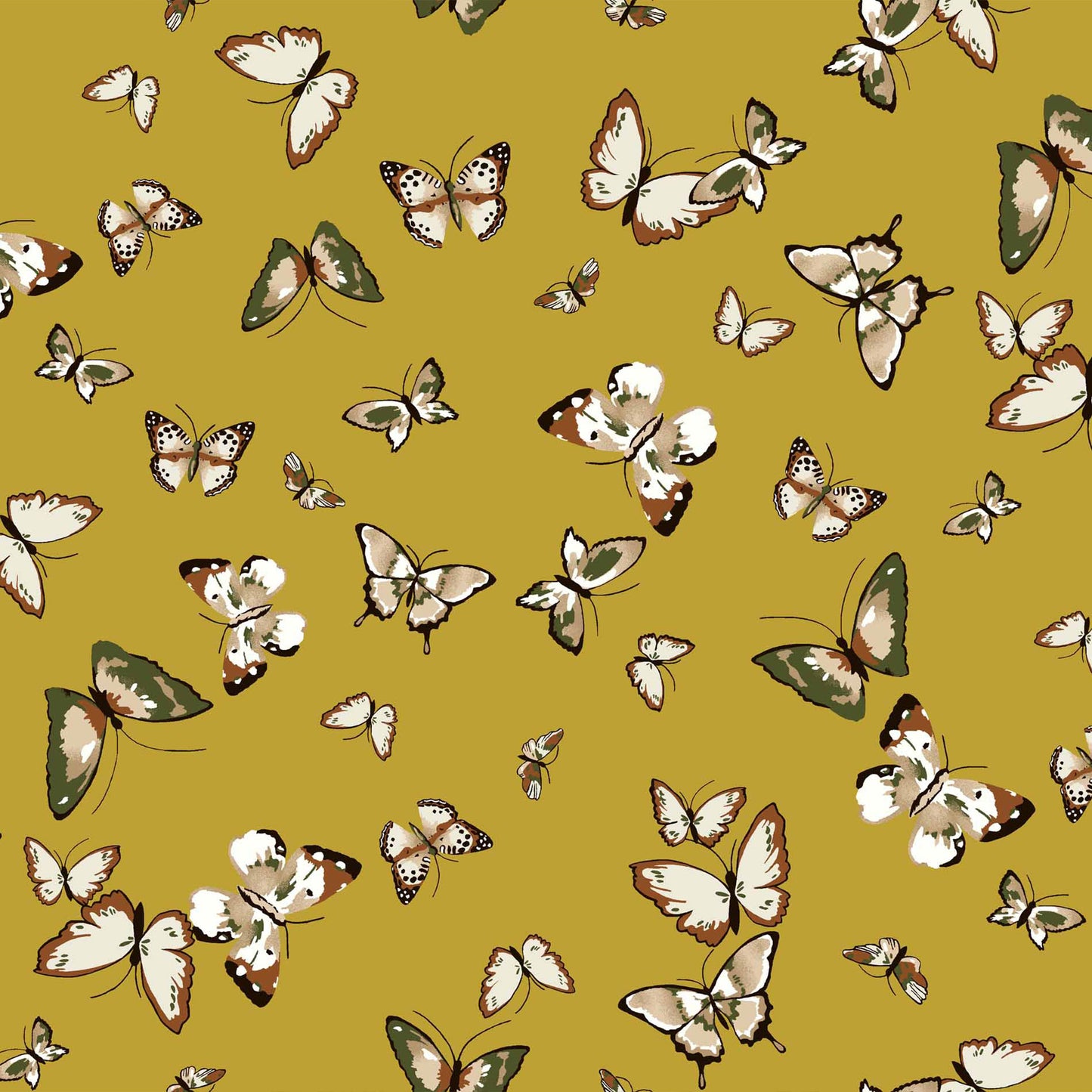 DP-1440-754-HONEY-MUSTARD-CARAMEL - PRINTED POLY MOROCCAN 100% POLY