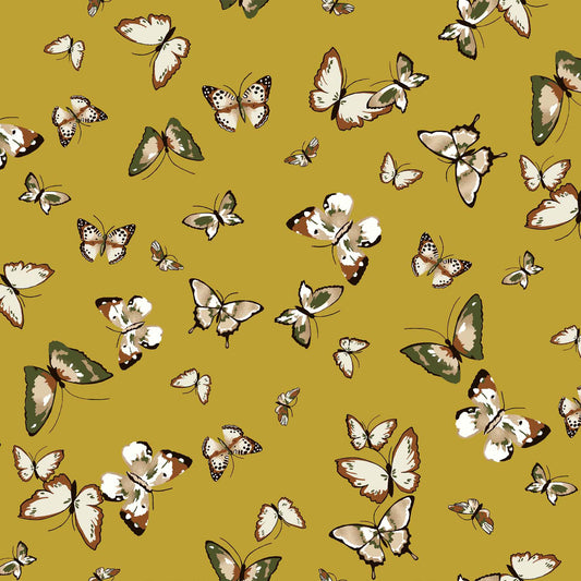 DP-1440-754-HONEY-MUSTARD-CARAMEL - PRINTED POLY MOROCCAN 100% POLY