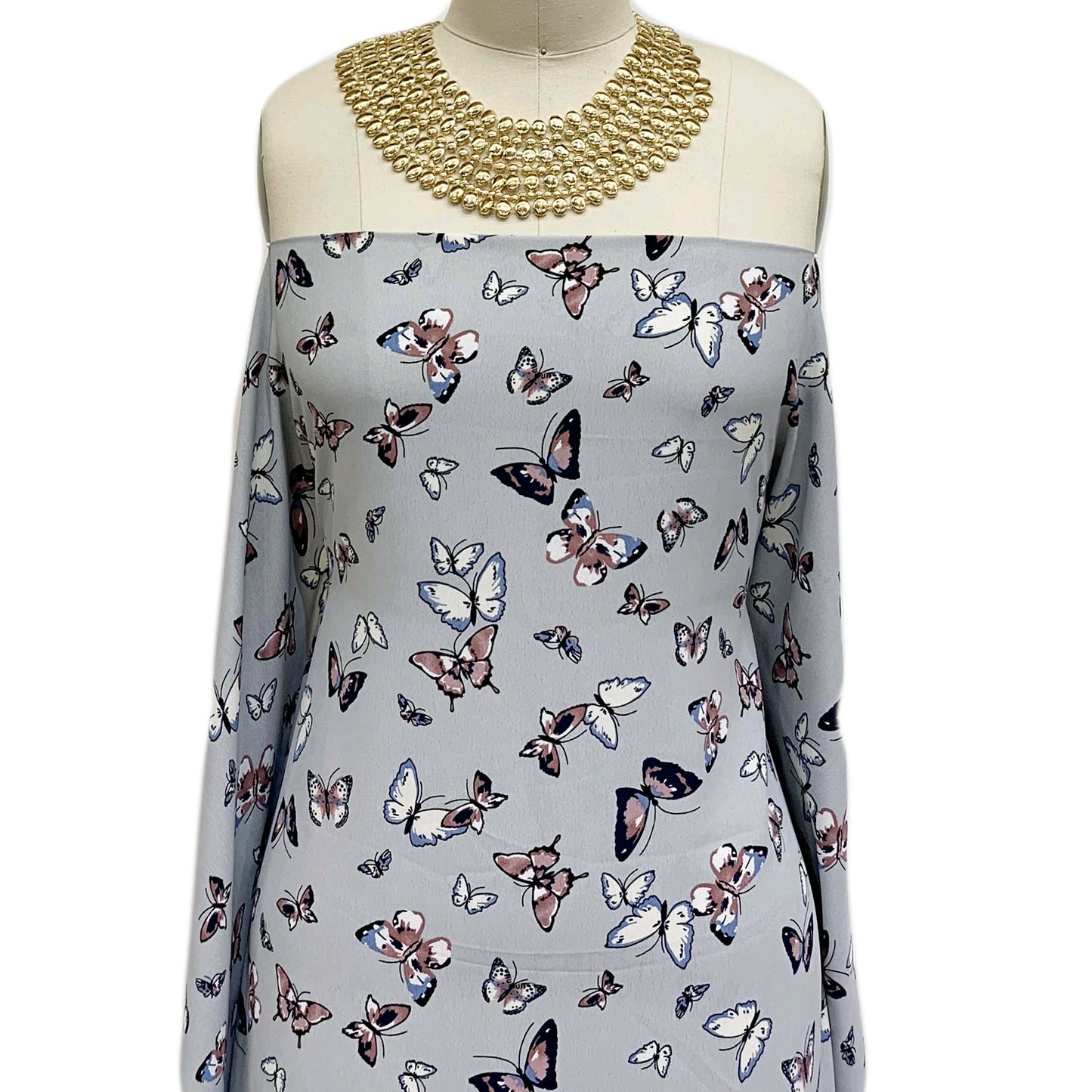 DP-1440-754-SILVER-MAUVE - PRINTED POLY MOROCCAN 100% POLY