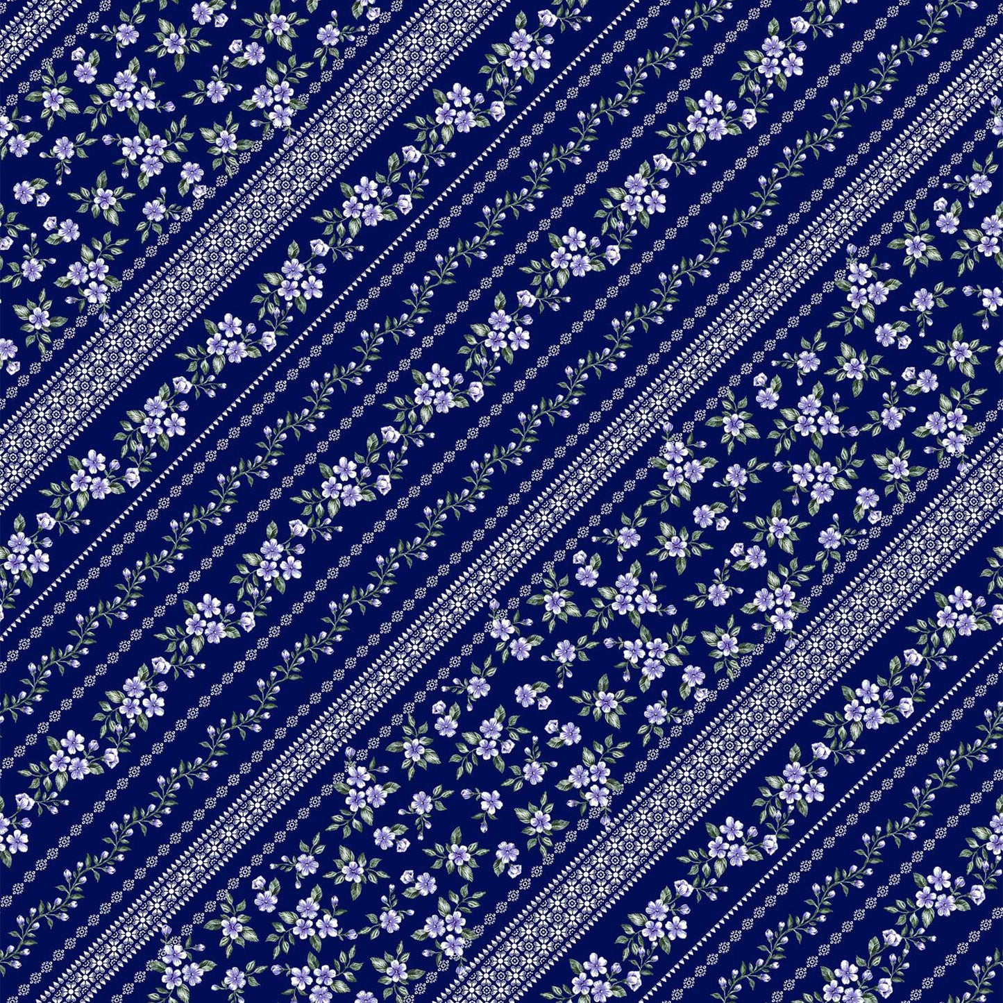 DP-1446-754-NAVY-PERI - PRINTED POLY MOROCCAN 100% POLY
