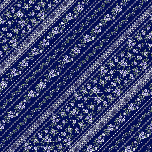 DP-1446-754-NAVY-PERI - PRINTED POLY MOROCCAN 100% POLY