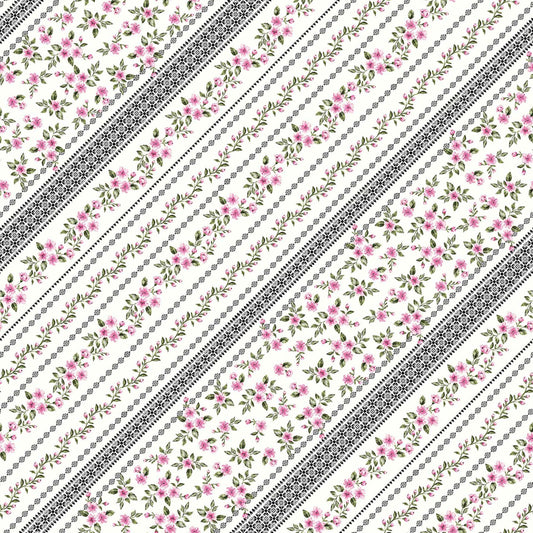 DP-1446-754-OFFWHITE-PINK - PRINTED POLY MOROCCAN 100% POLY