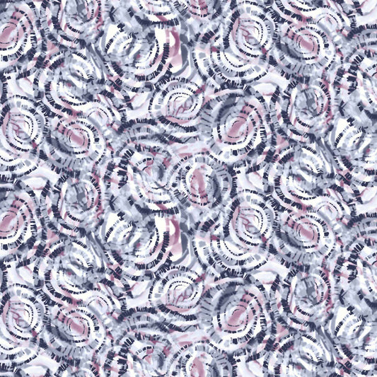 DP-1478-453-NAVY-DENIM-MAUVE - PRINTED POLY POWER MESH 92%POLY 8%SPANDEX