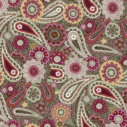 DP-148-668-ARMY-GREEN-WINE - PRINTED DTY 92% POLY 8% SPANDEX DTY DOUBLE SIDED BRUSH