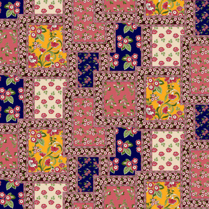 DP-1481-636-NAVY-GOLD-CORAL-PRINTED-CREPON-100%-RAYON-CREPON