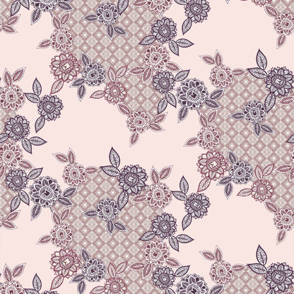 DP-1499-762-LUR-BLUSH-GOLD - PRINTED YORYU CHIFFON WITH LUREX 100% POLY