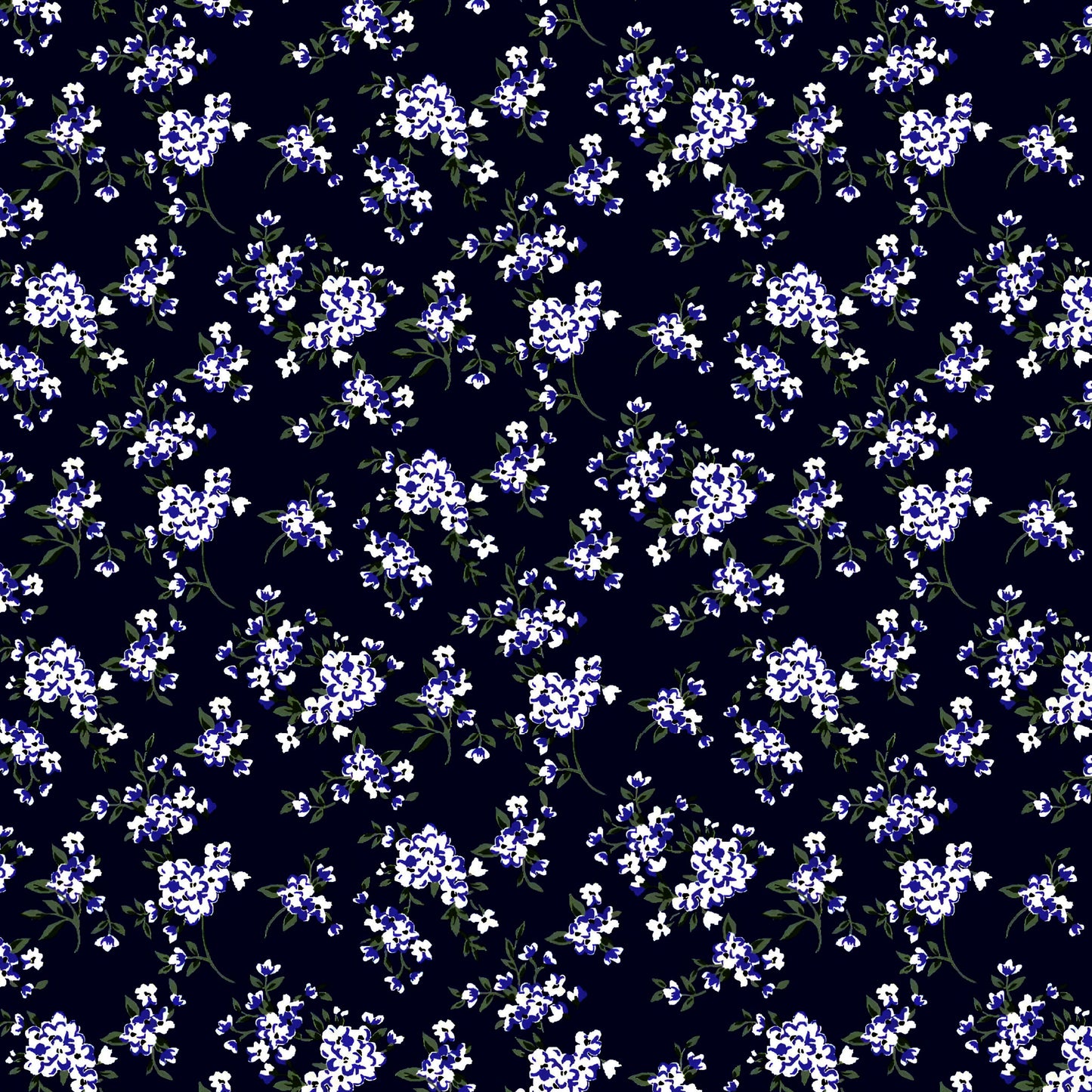 DP-1655-504-NAVY-BLUE - PRINTED WOOL DOBBY 100% POLYESTER