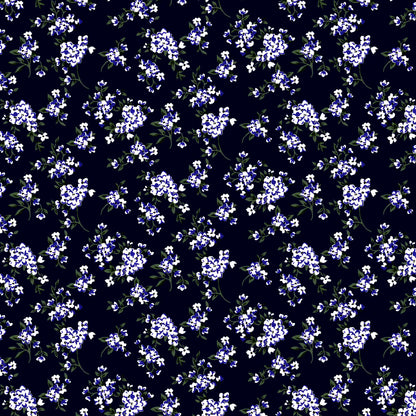 DP-1655-504-NAVY-BLUE - PRINTED WOOL DOBBY 100% POLYESTER