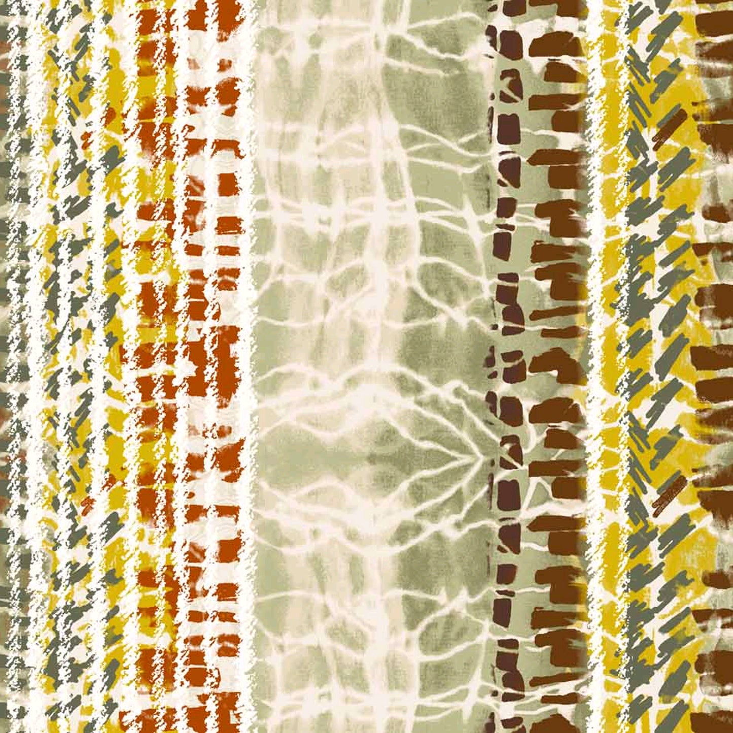DP-1705-754-OLIVE-MIMOSA - PRINTED POLY MOROCCAN 100% POLY