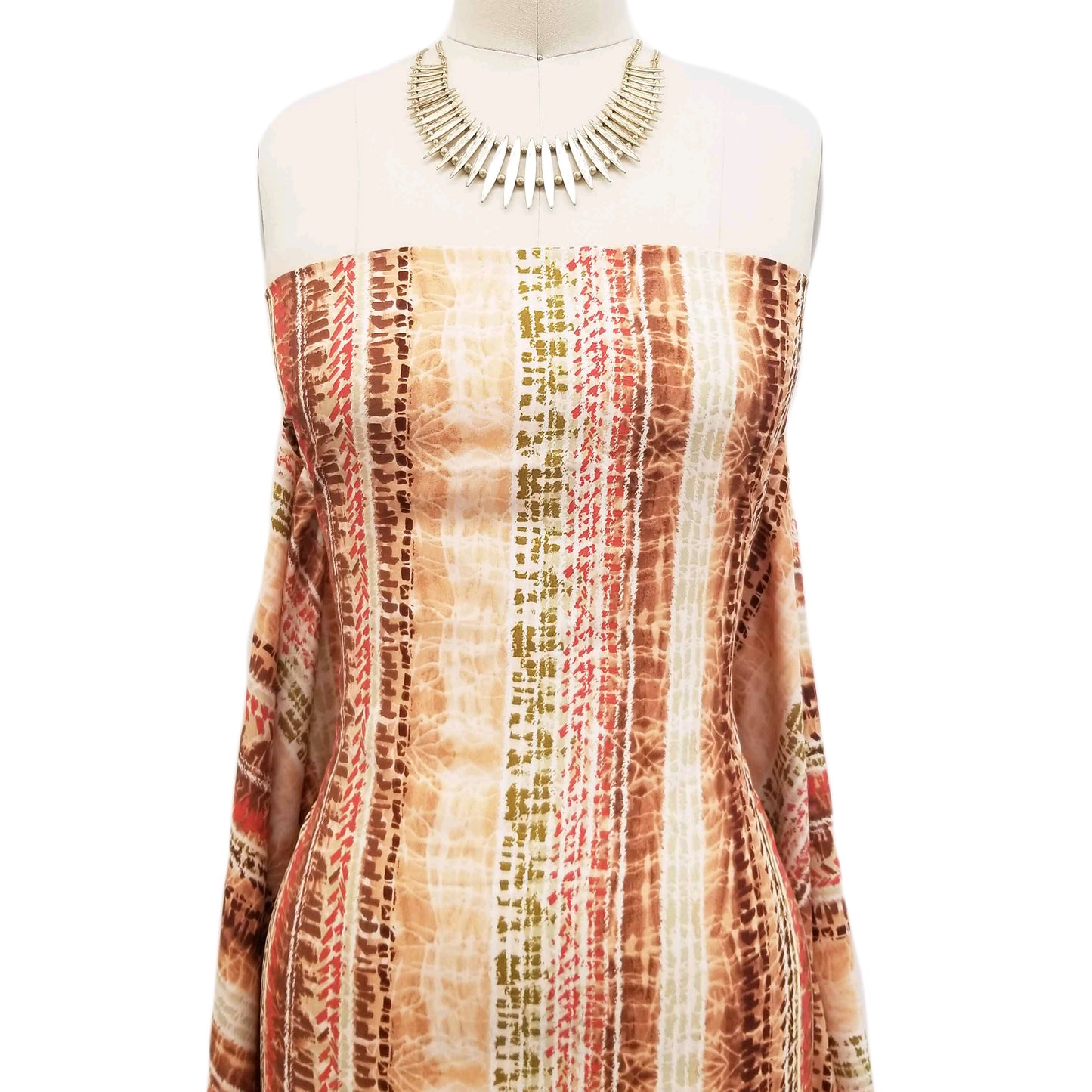 DP-1705-754-SANDSTONE-SPICY-ORANGE - PRINTED POLY MOROCCAN 100% POLY